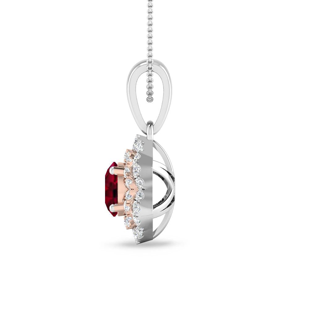 White Gold - Garnet