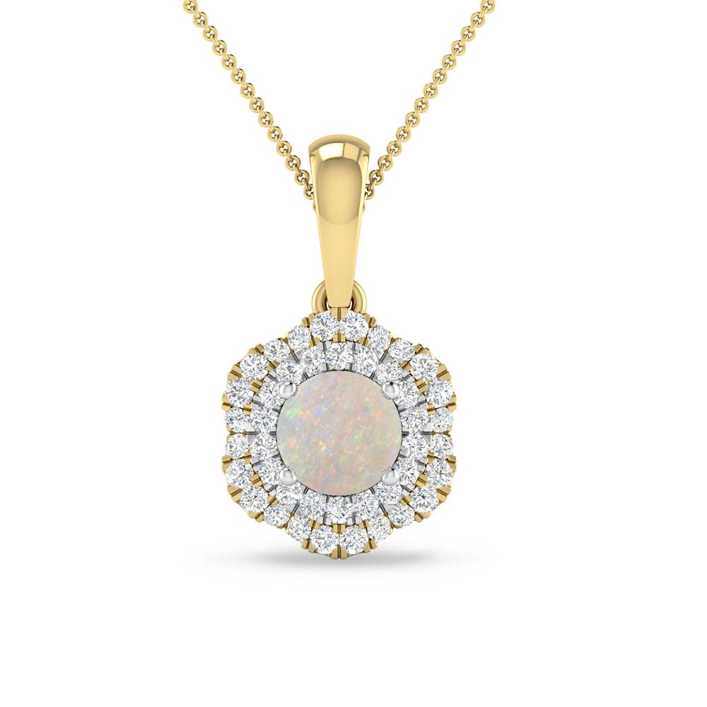 Yellow Gold - Opal