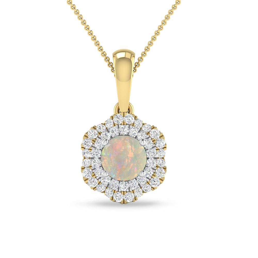 Yellow Gold - Opal