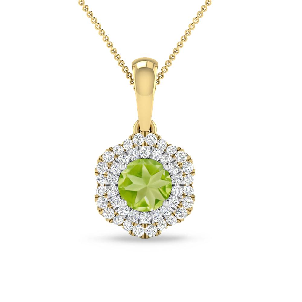 Yellow Gold - Peridot