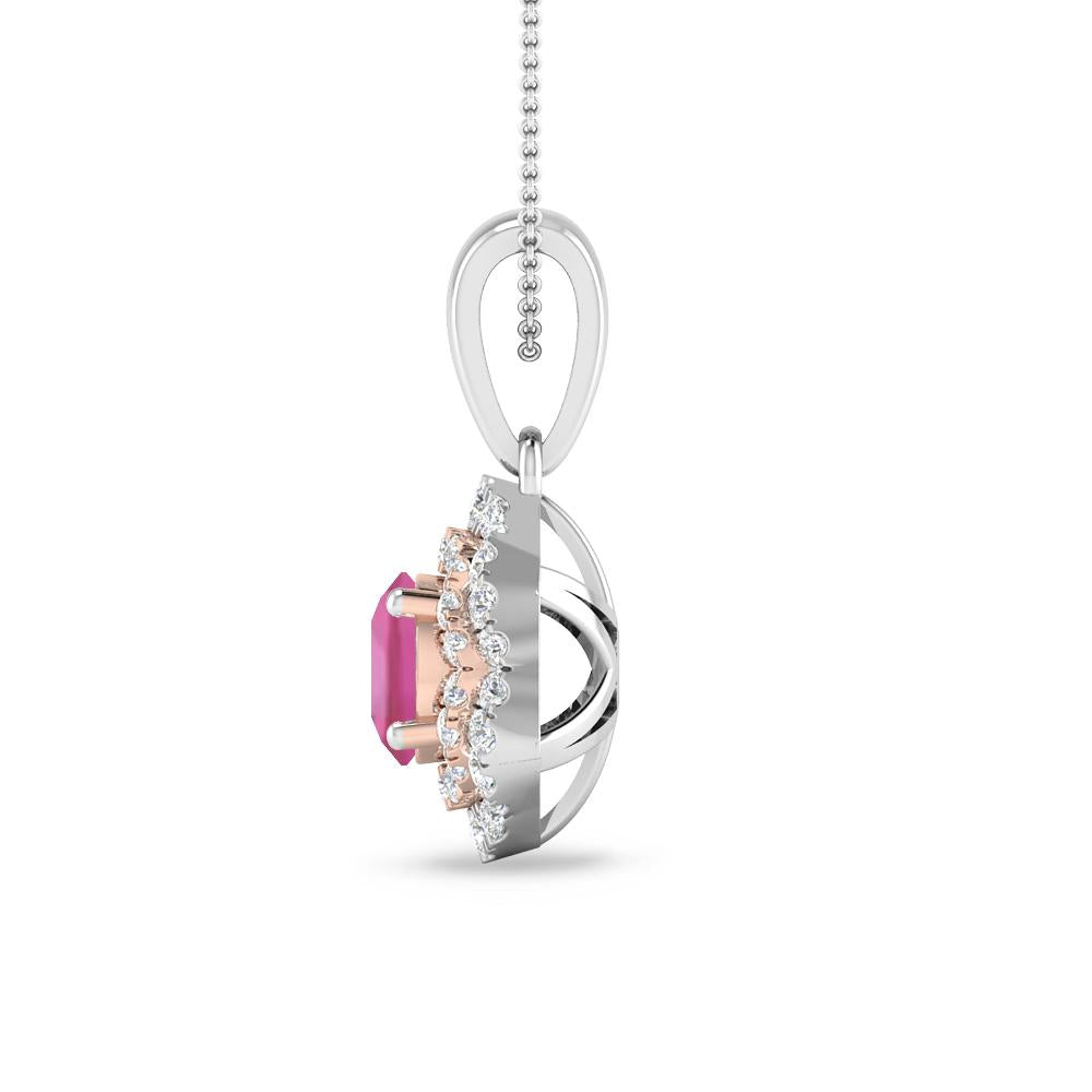 White Gold - Pink Tourmaline