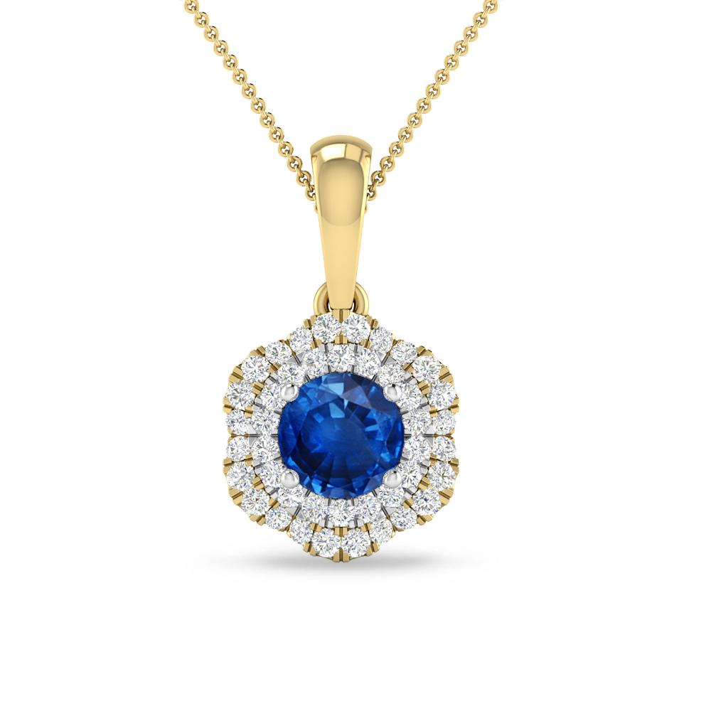 Yellow Gold - Sapphire