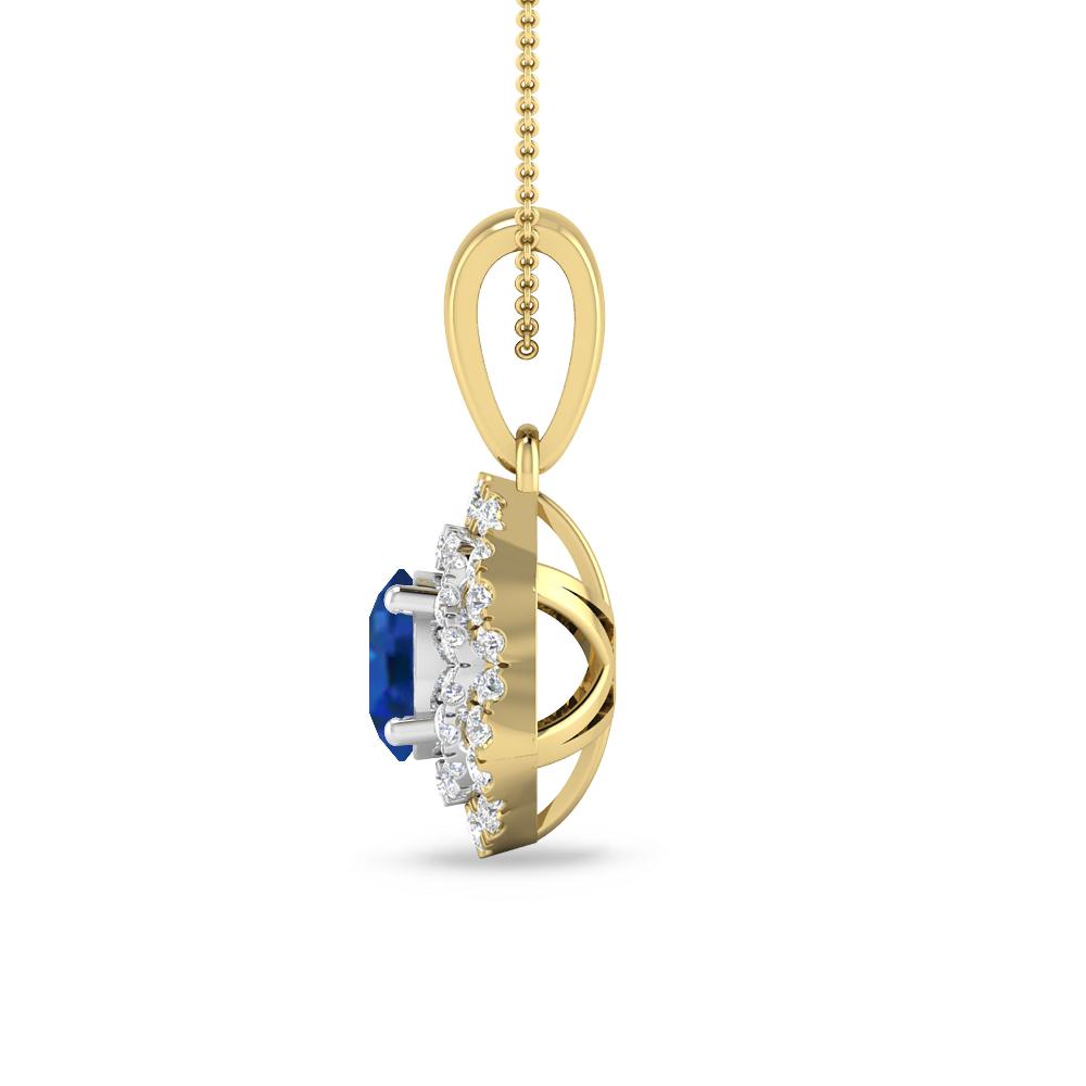 Yellow Gold - Sapphire