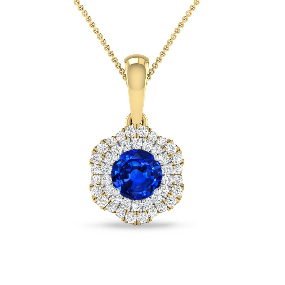 Yellow Gold - Sapphire