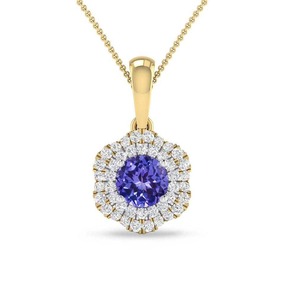 Yellow Gold - Tanzanite