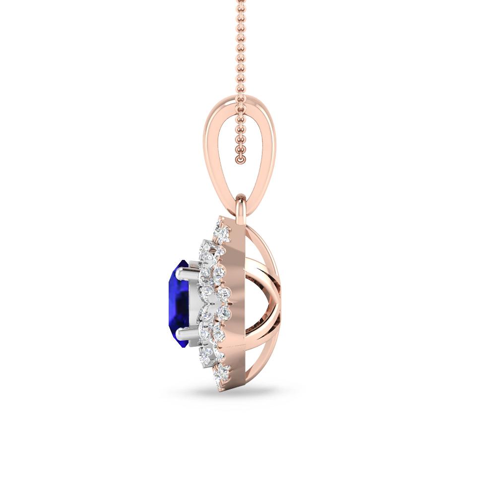 Rose Gold - Tanzanite