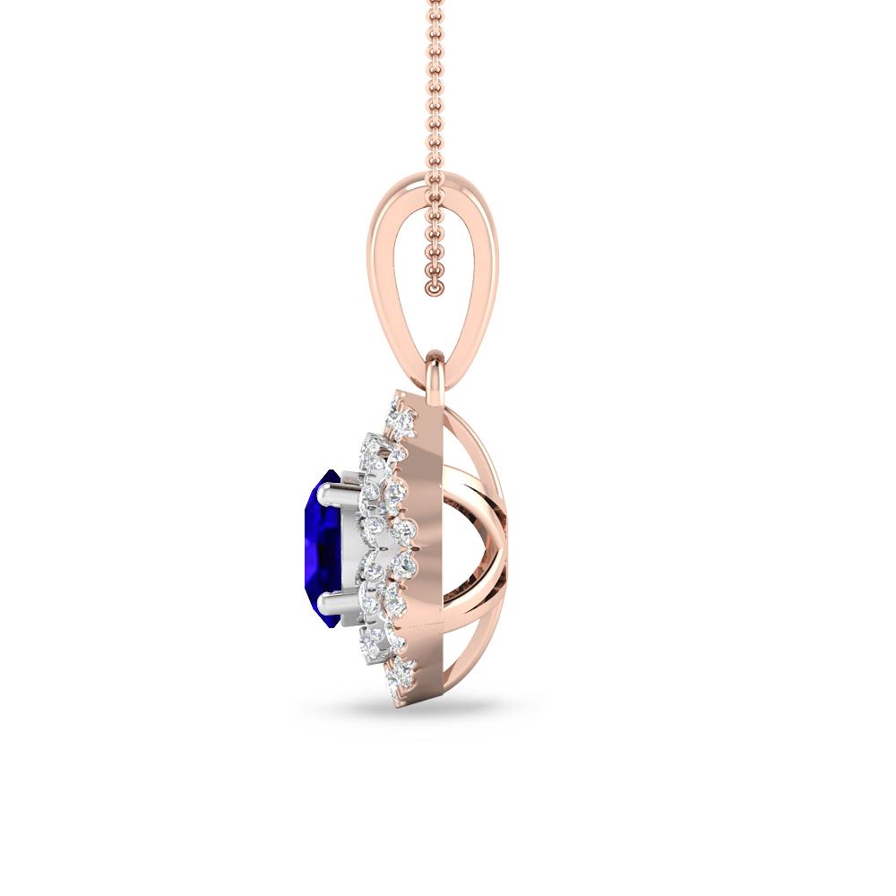 Rose Gold - Tanzanite