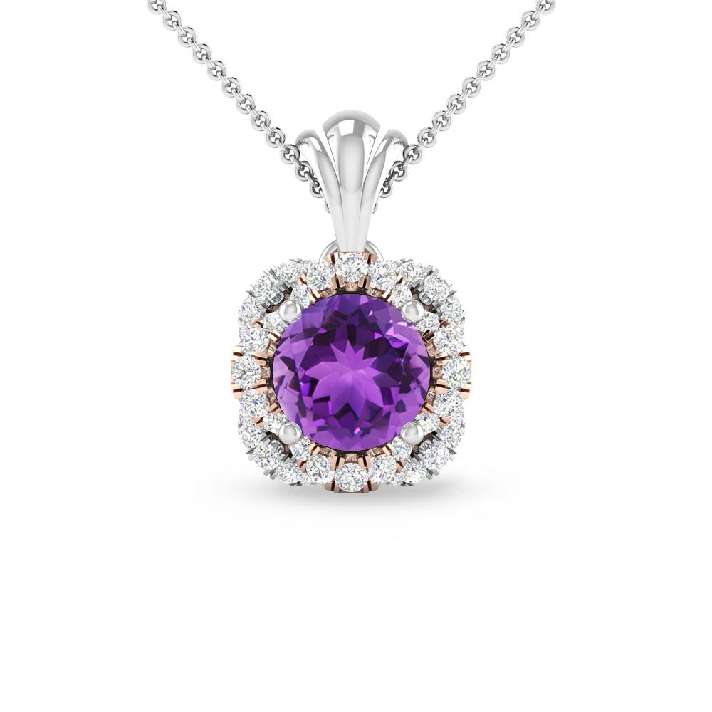 White Gold - Amethyst