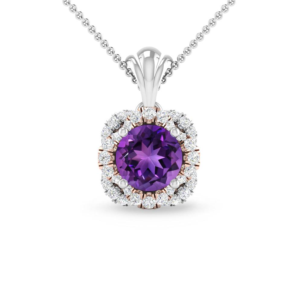 White Gold - Amethyst