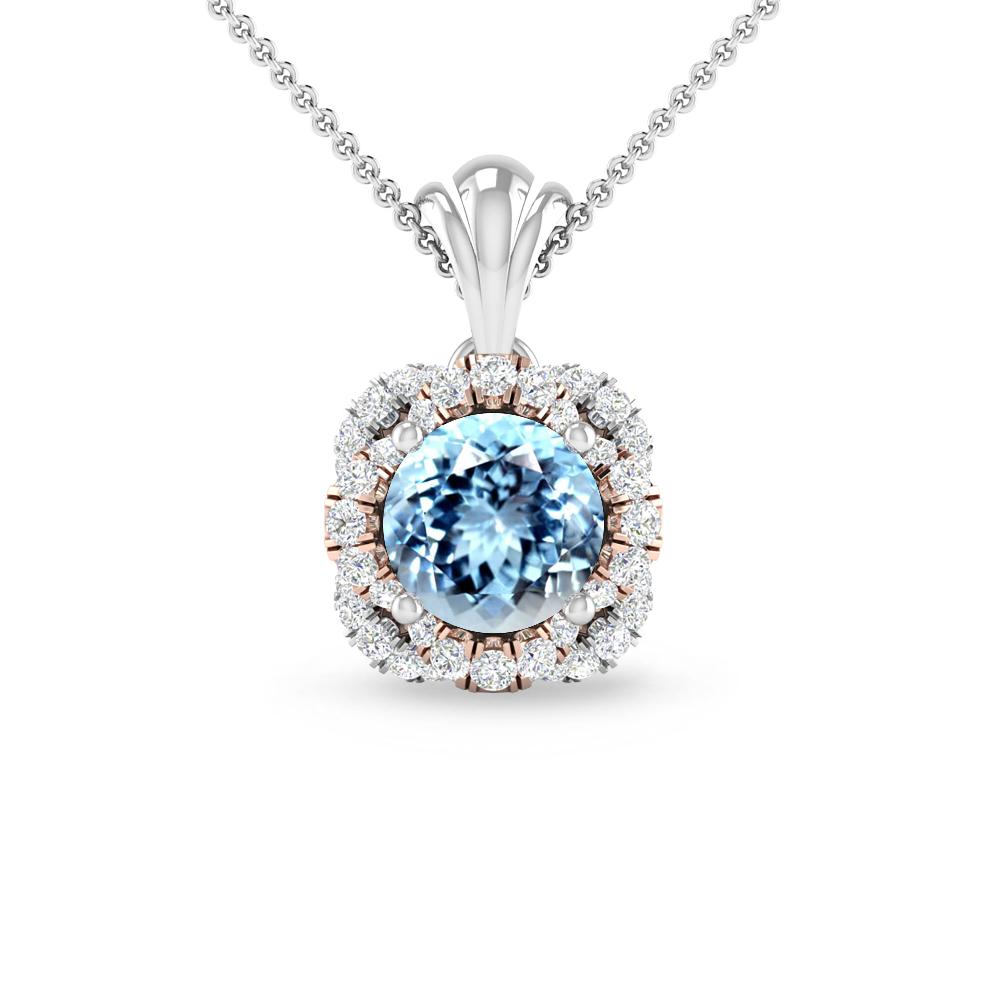 White Gold - Aquamarine