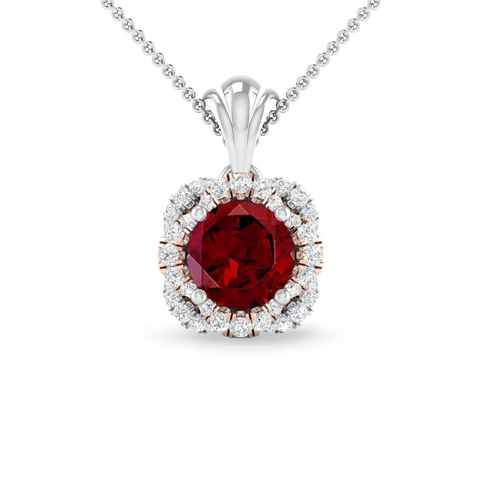 White Gold - Garnet