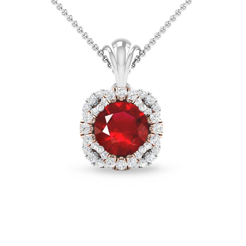 White Gold - Ruby