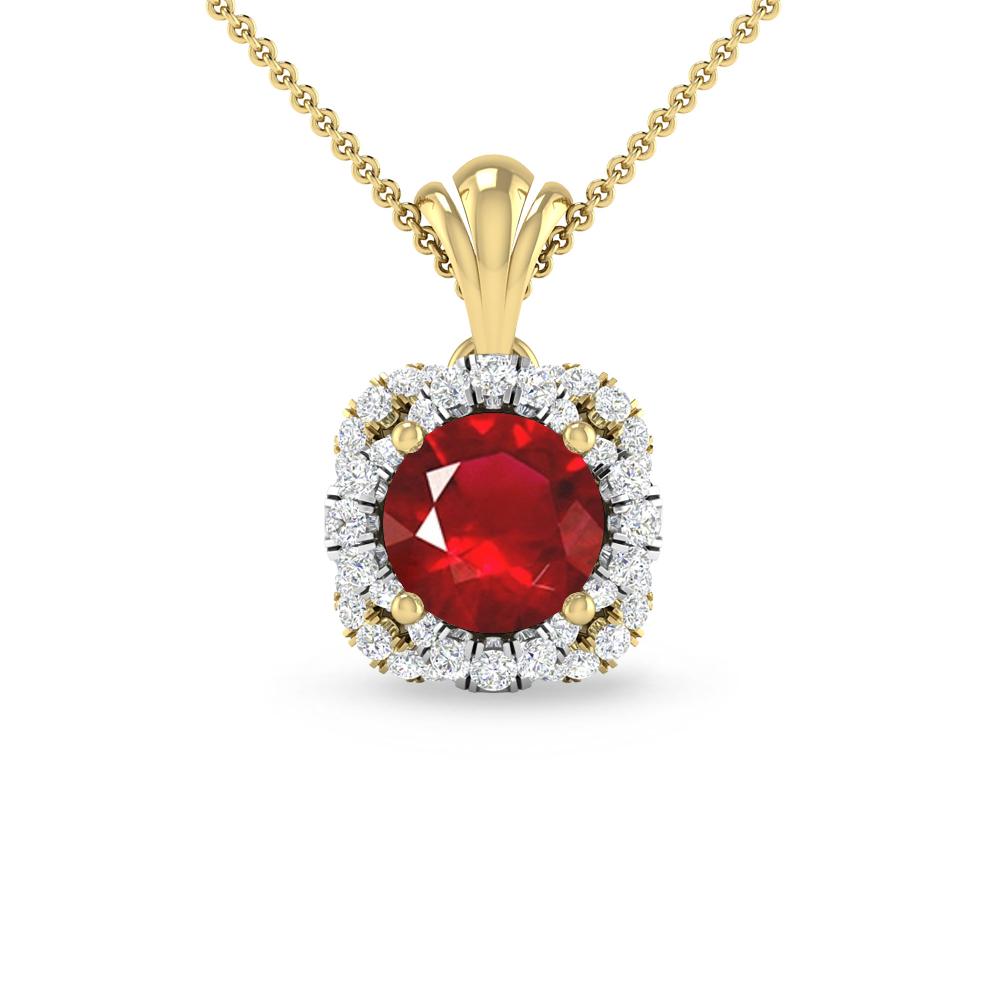 Yellow Gold - Ruby