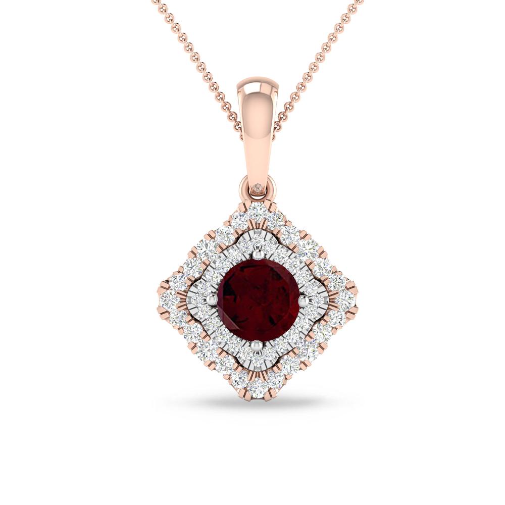 Rose Gold - Garnet