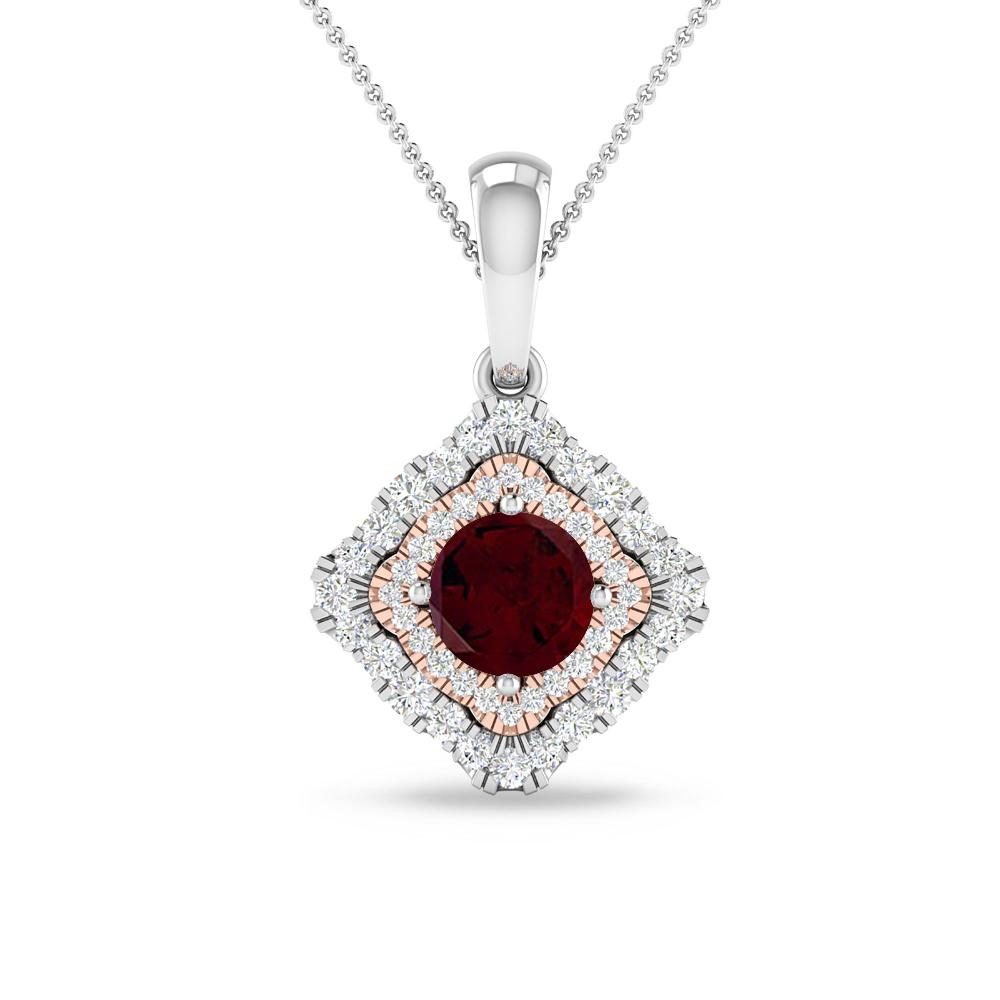 White Gold - Garnet