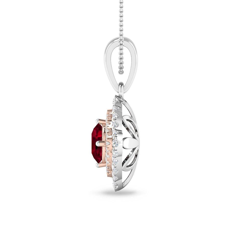 White Gold - Garnet