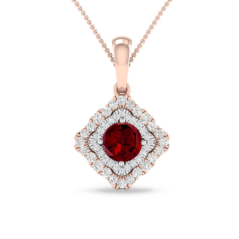 Rose Gold - Garnet