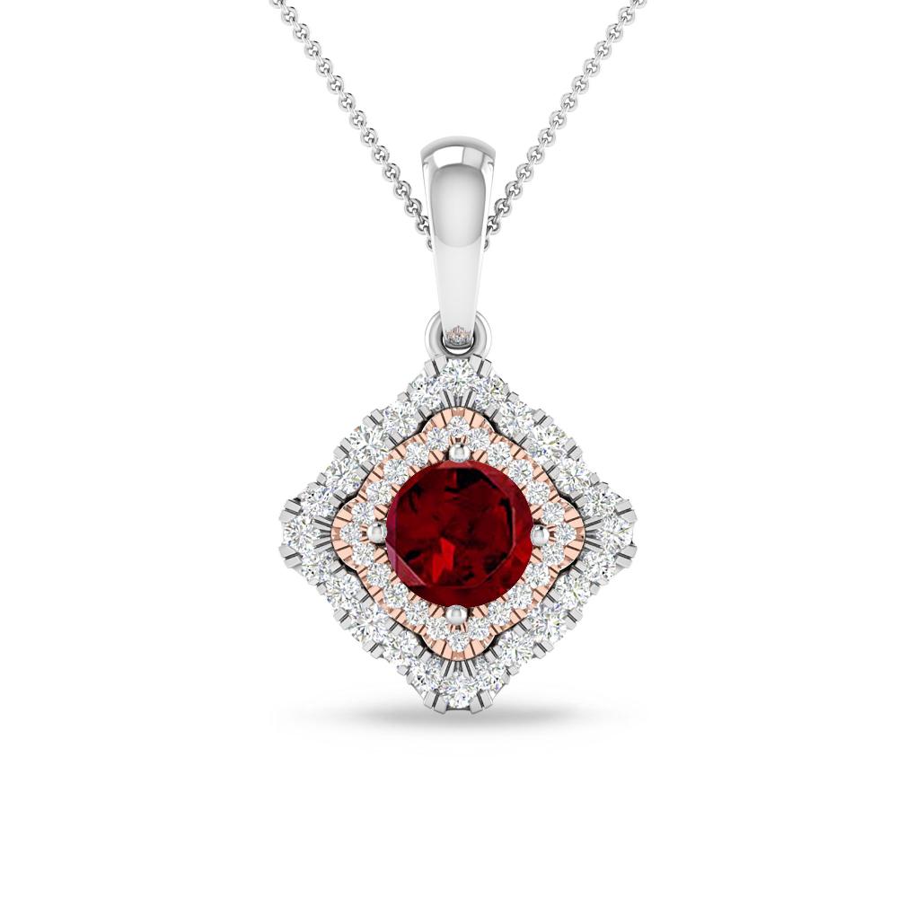 White Gold - Garnet