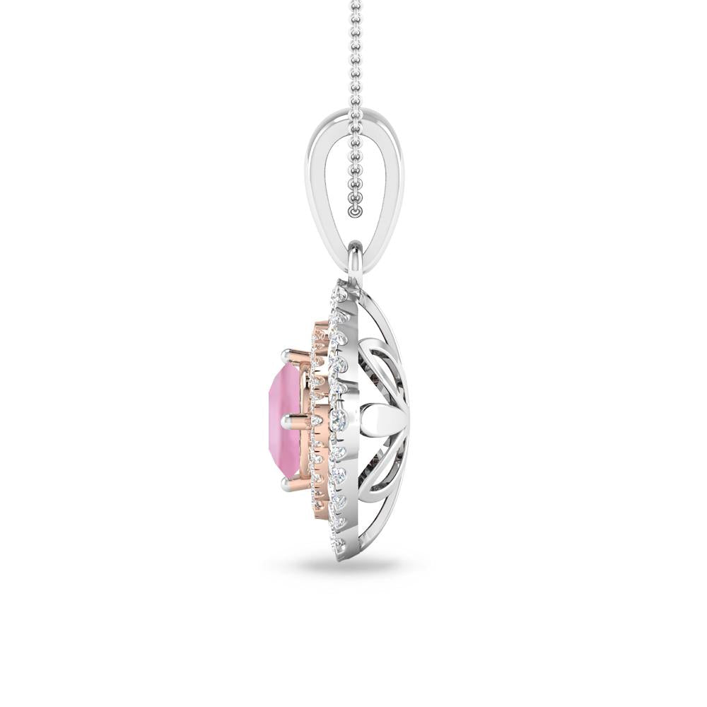 White Gold - Pink Tourmaline