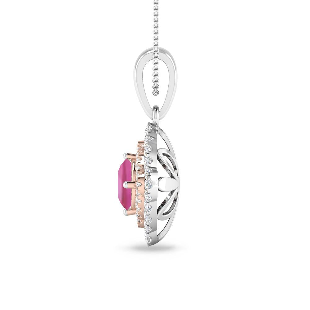 White Gold - Pink Tourmaline