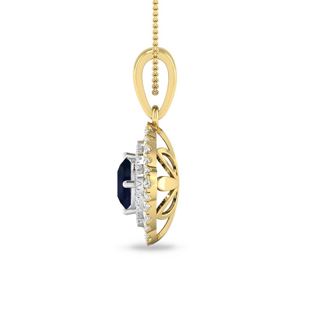 Yellow Gold - Sapphire