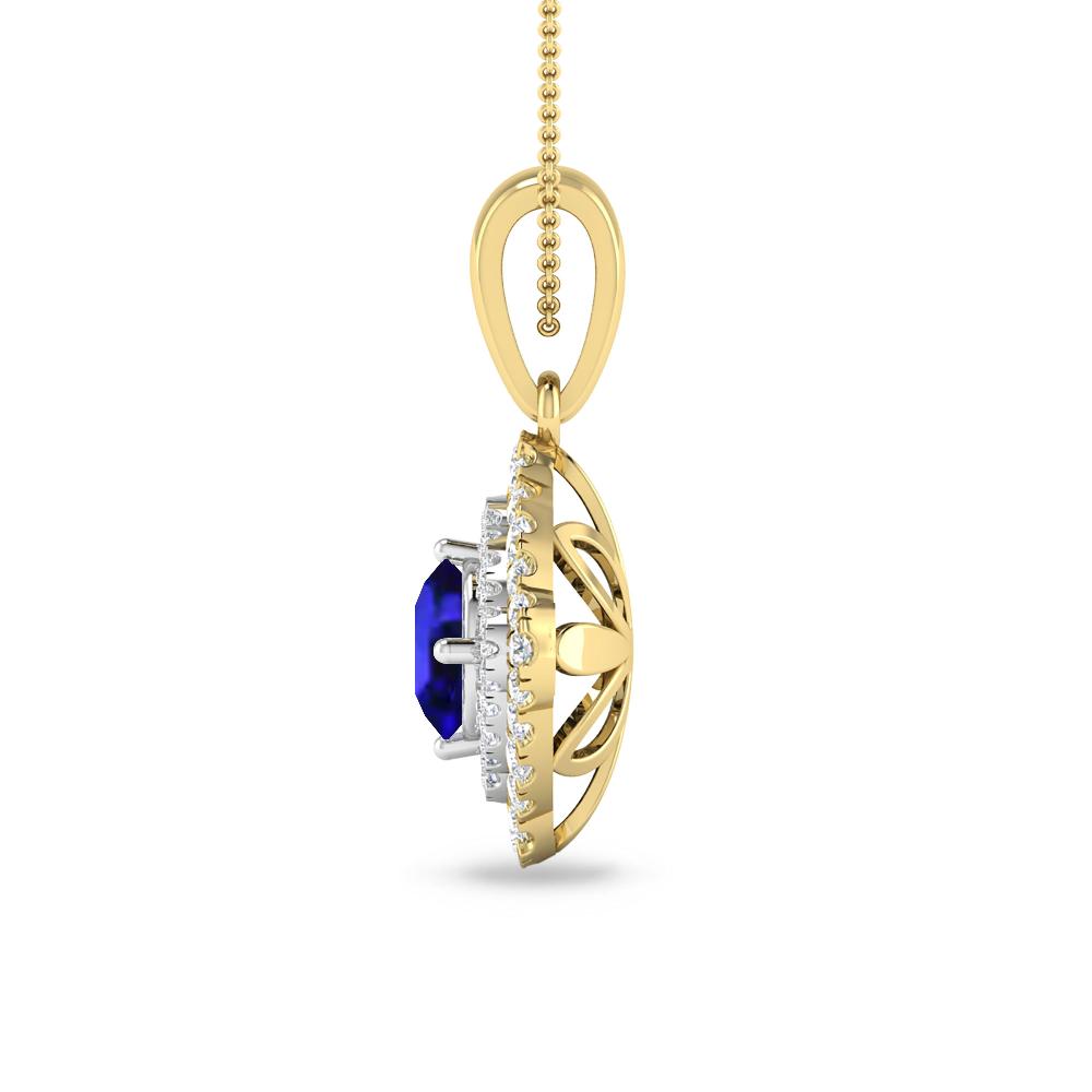 Yellow Gold - Tanzanite