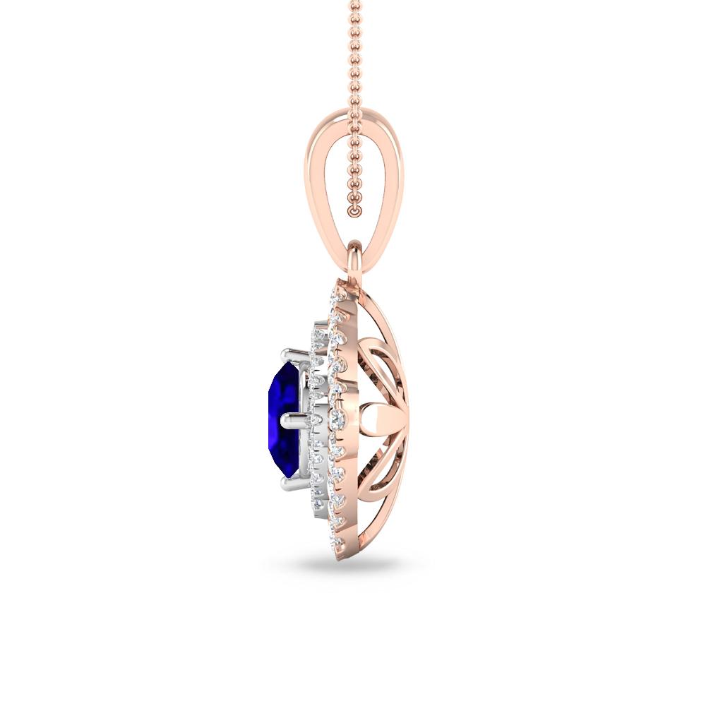 Rose Gold - Tanzanite