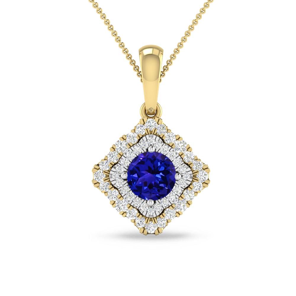 Yellow Gold - Tanzanite