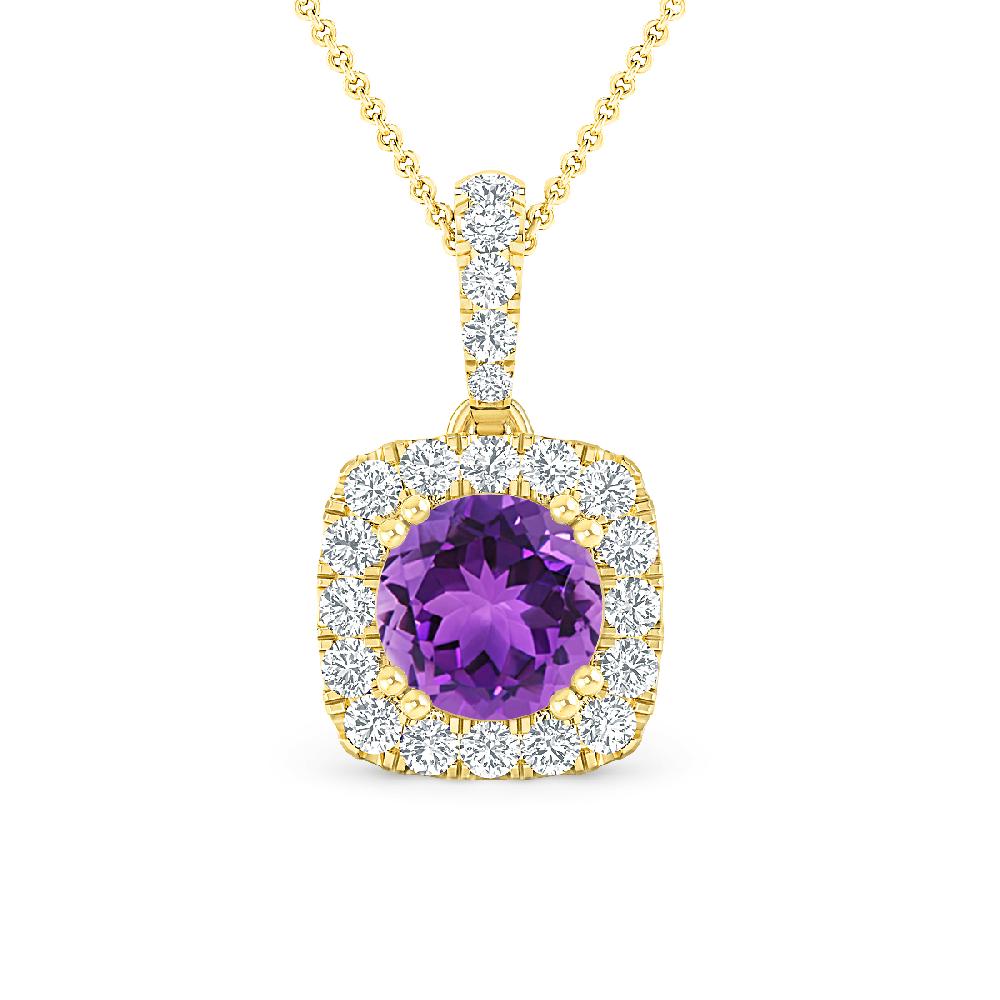 Yellow Gold - Amethyst