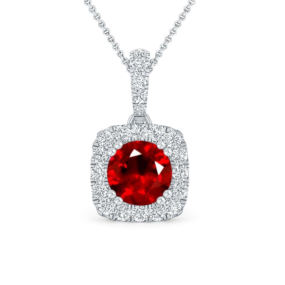 White Gold - Ruby