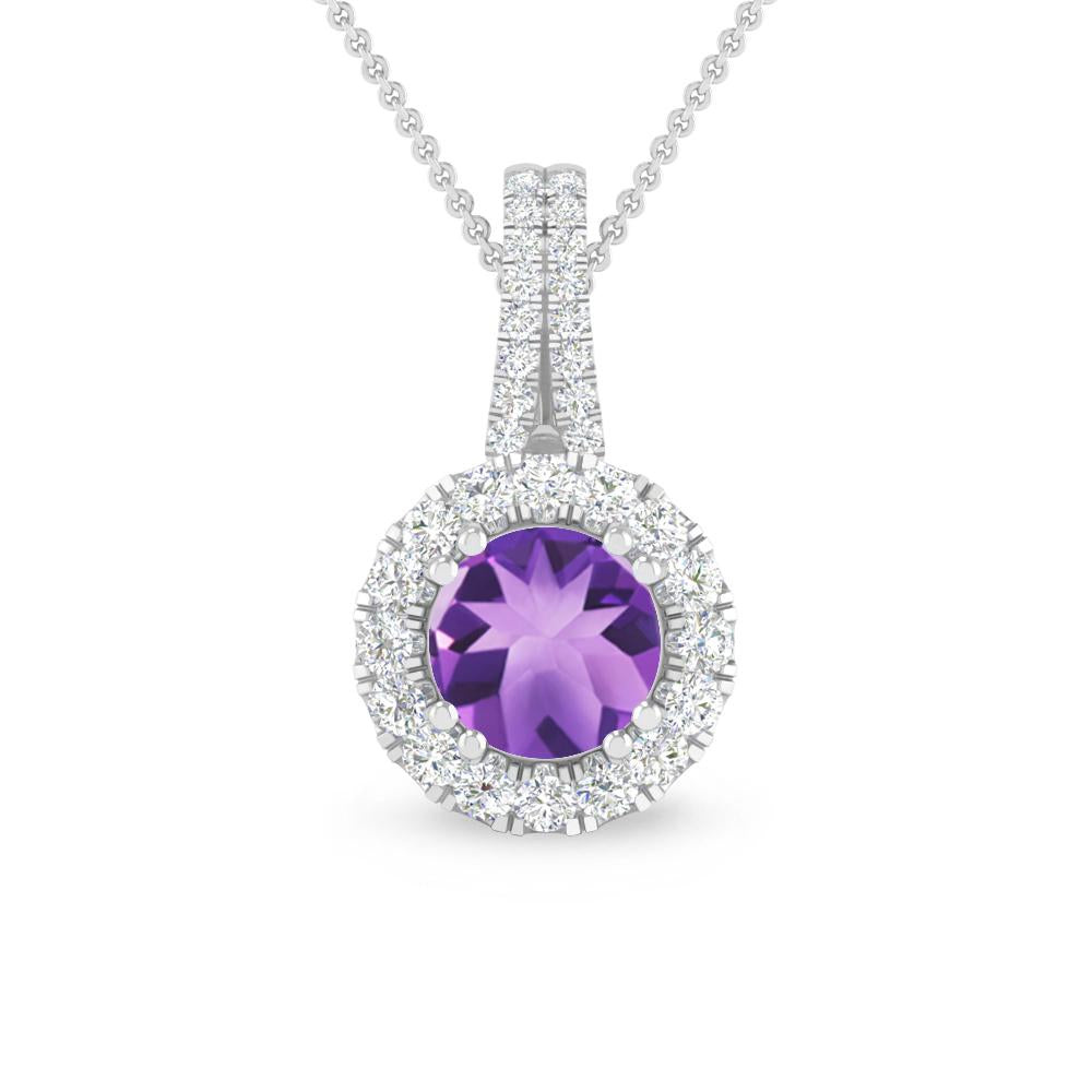 White Gold - Amethyst