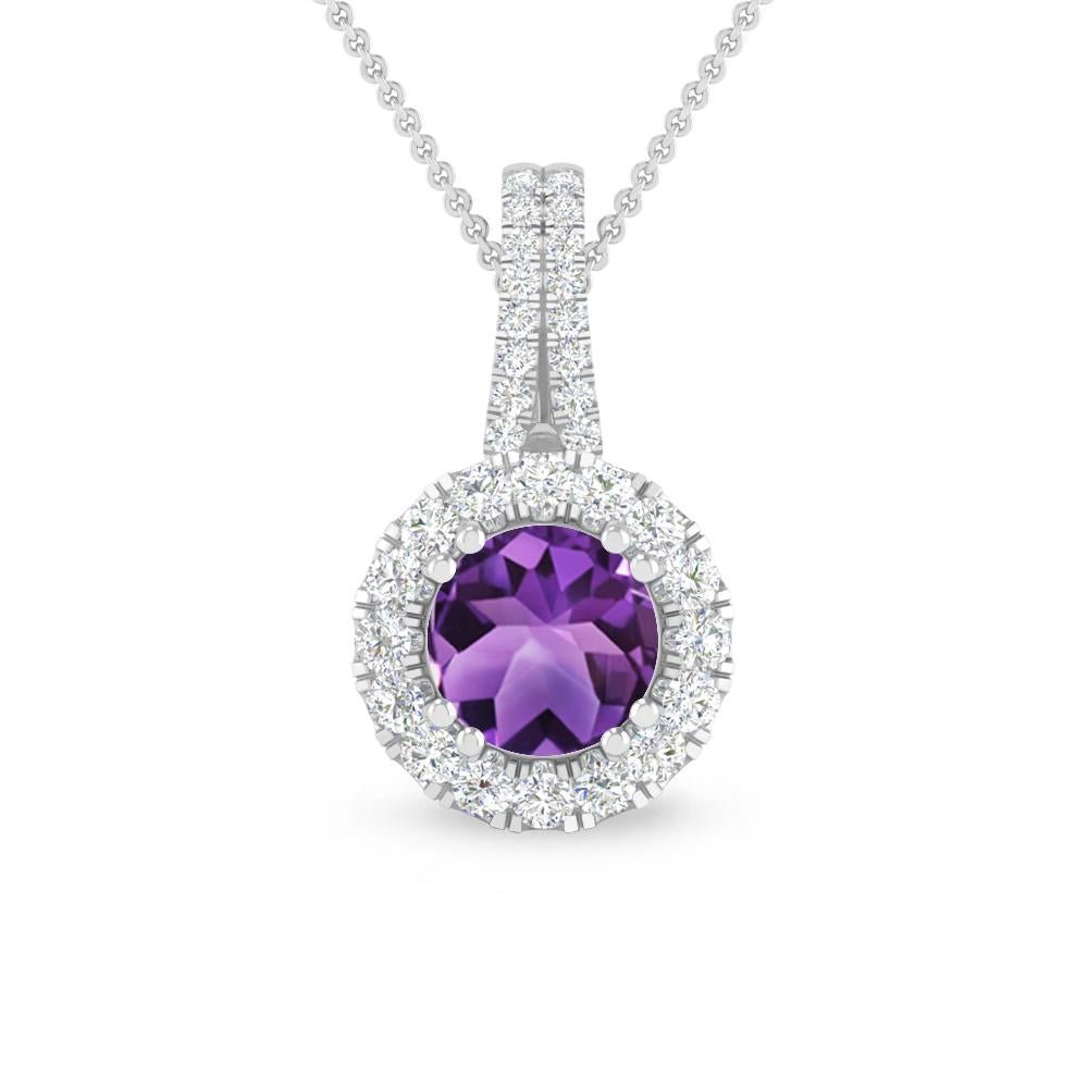 White Gold - Amethyst