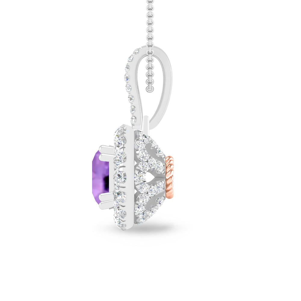 White Gold - Amethyst