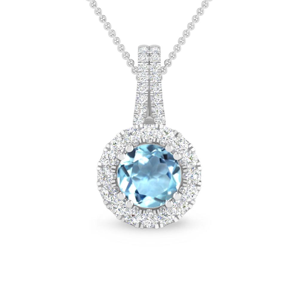 White Gold - Aquamarine