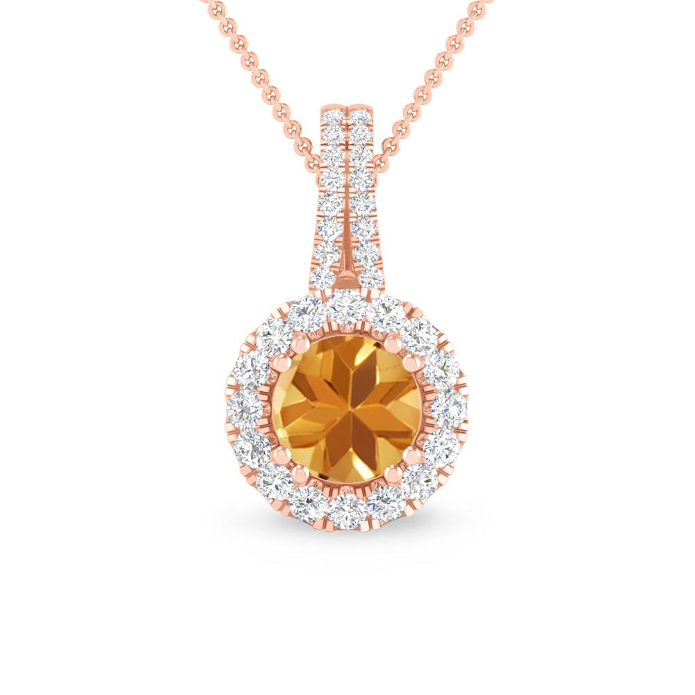 Rose Gold - Citrine