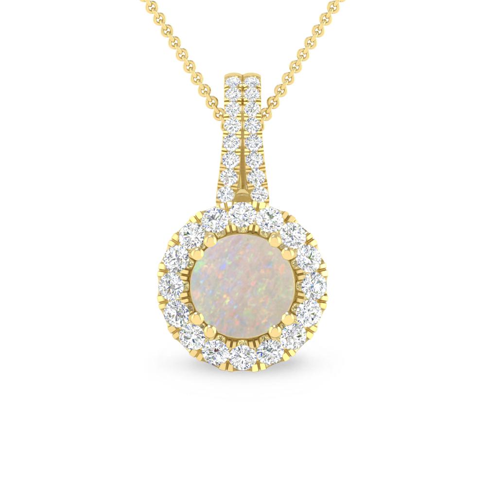 Yellow Gold - Opal