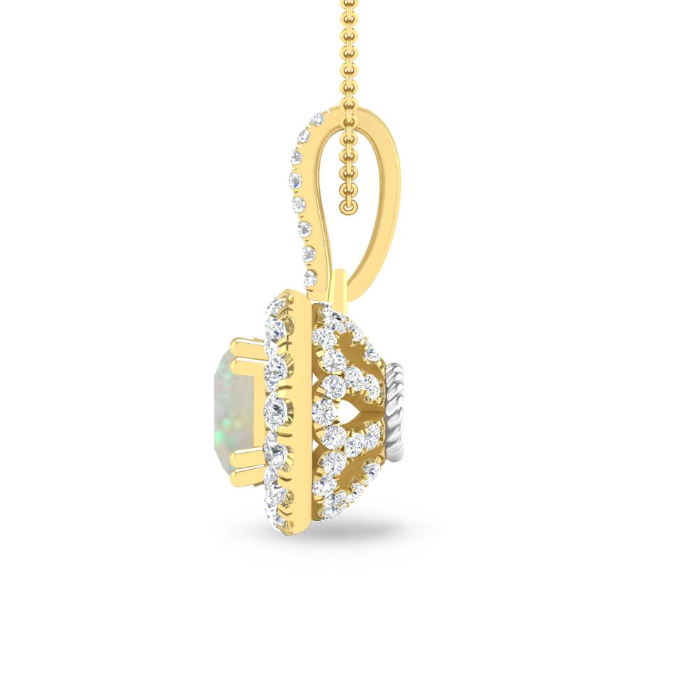 Yellow Gold - Opal