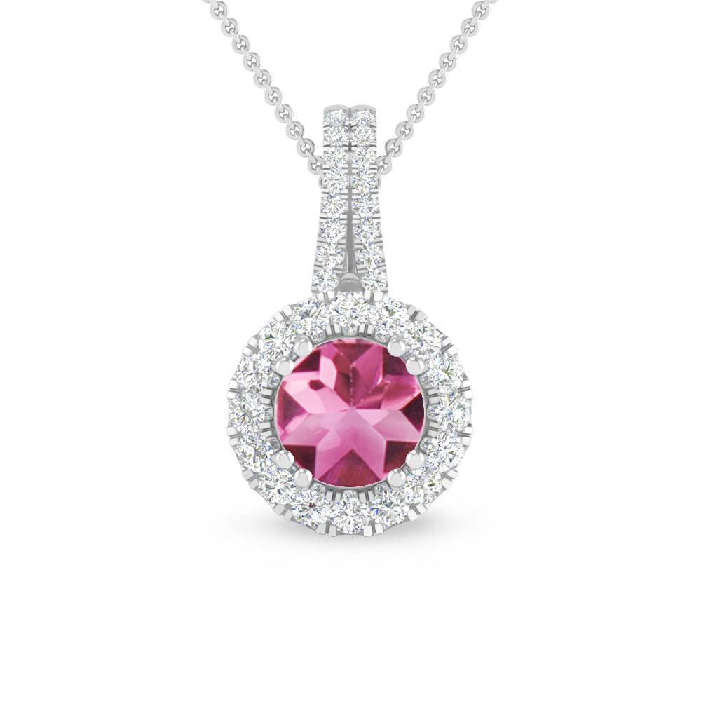 White Gold - Pink Tourmaline