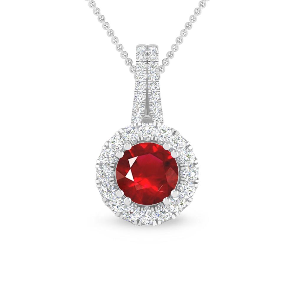 White Gold - Ruby