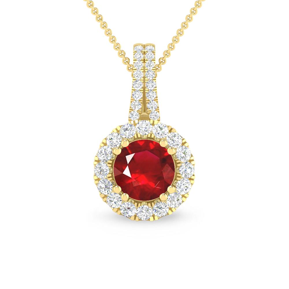 Yellow Gold - Ruby