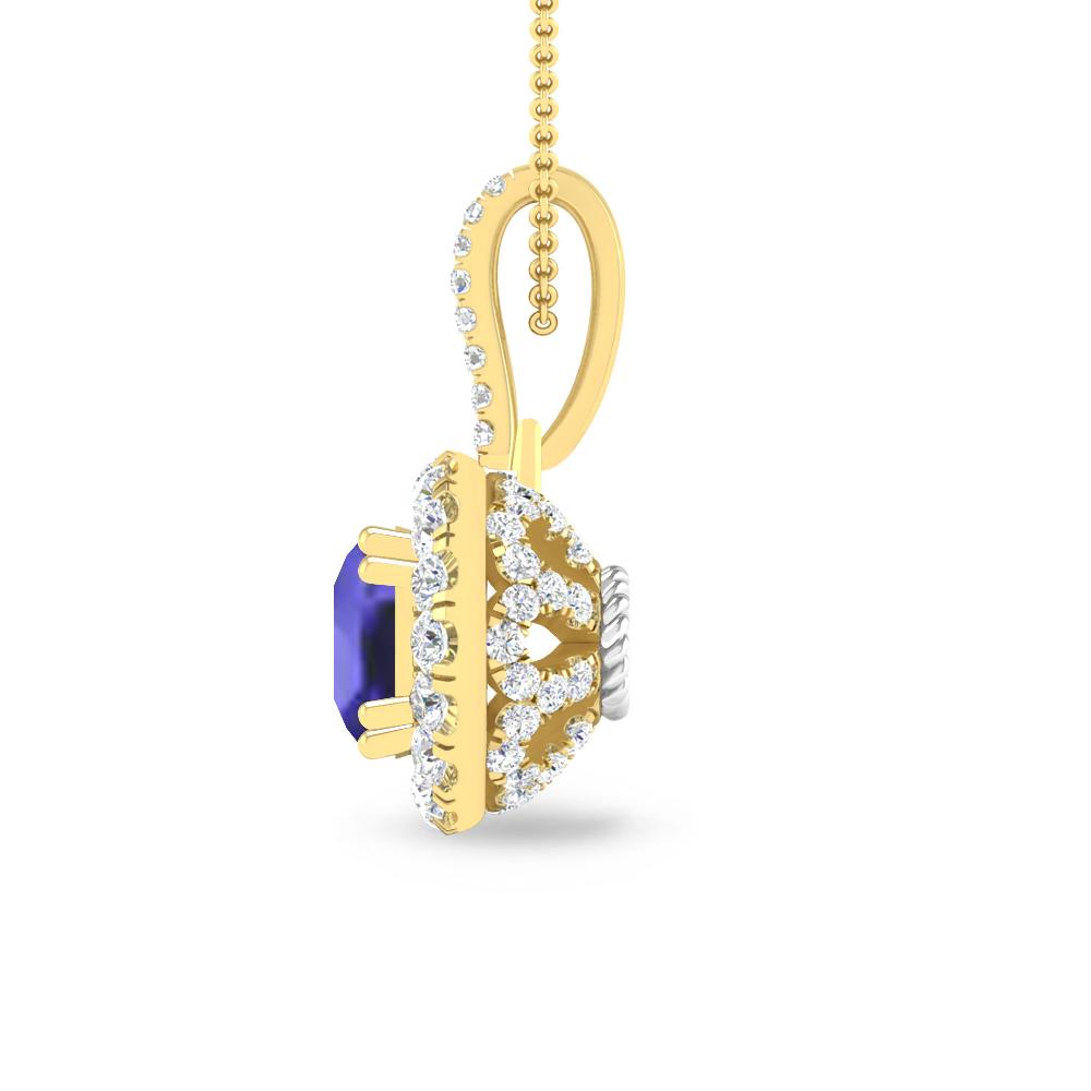 Yellow Gold - Tanzanite