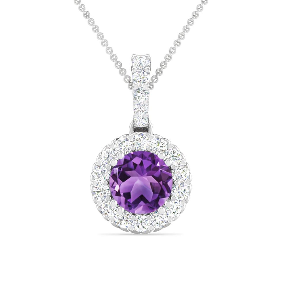 White Gold - Amethyst