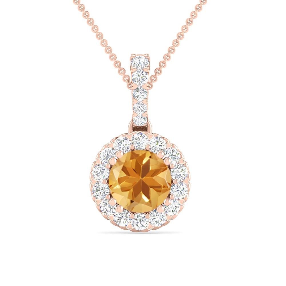 Rose Gold - Citrine