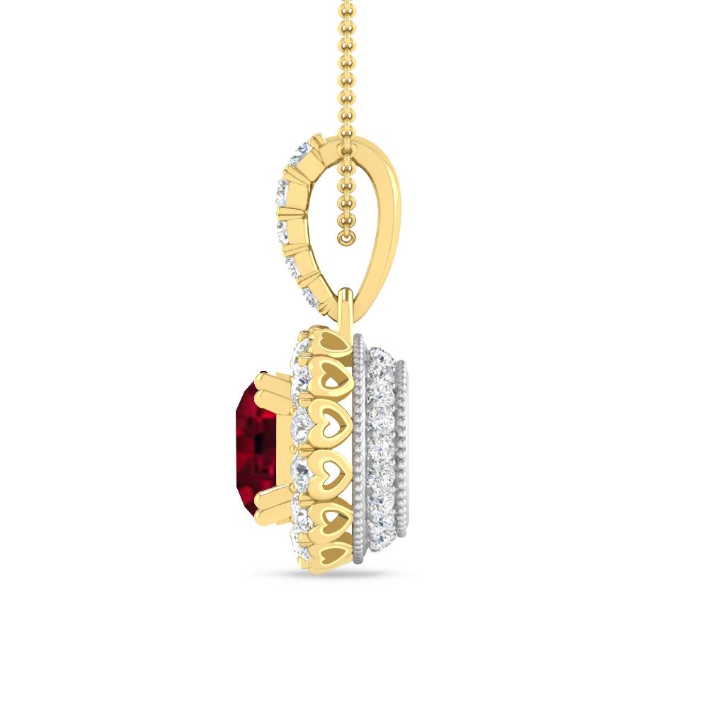 Yellow Gold - Garnet