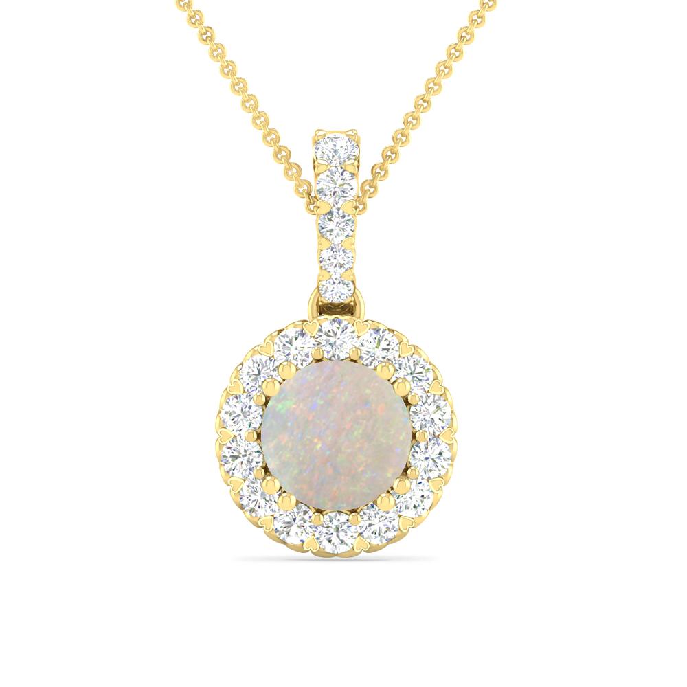 Yellow Gold - Opal