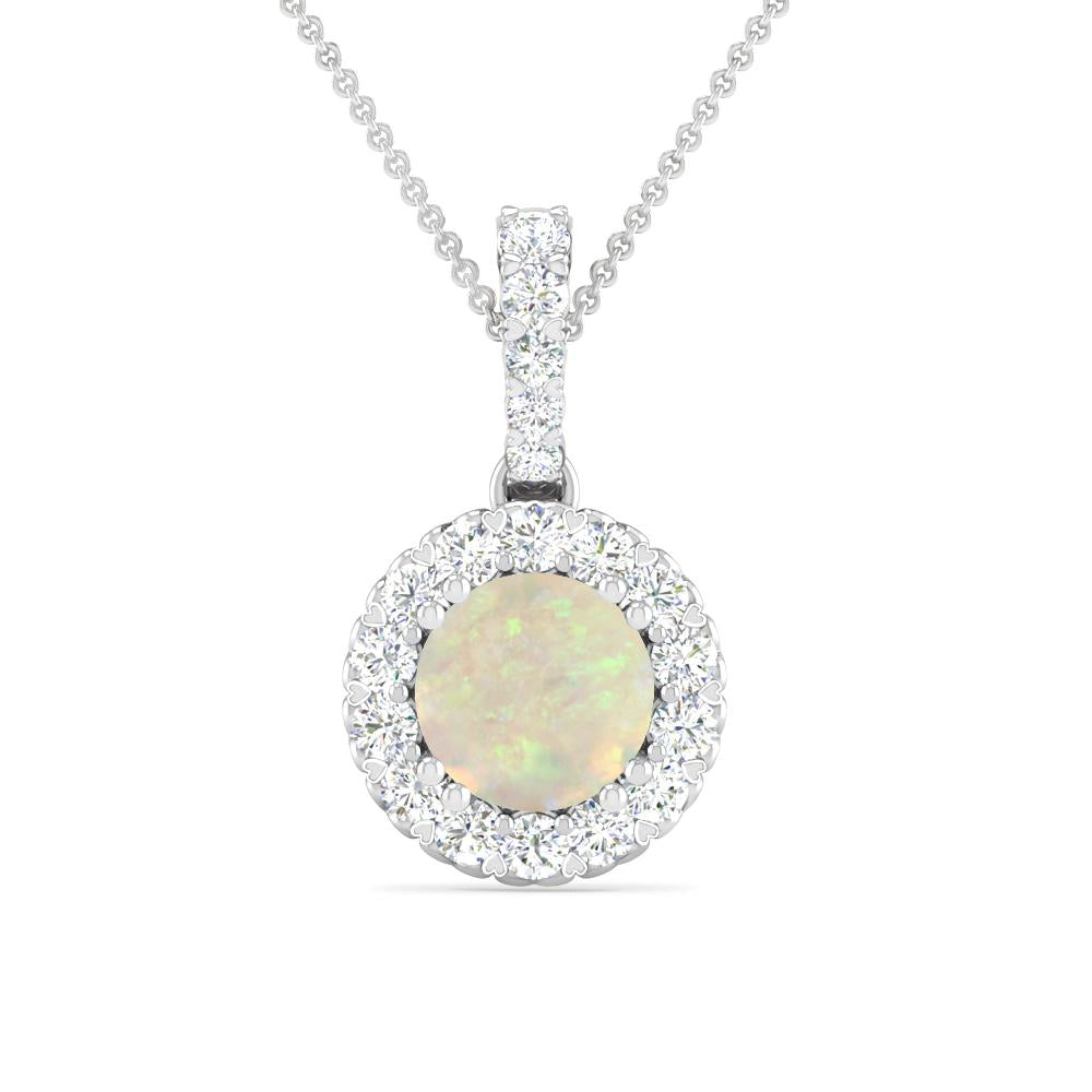 White Gold - Opal