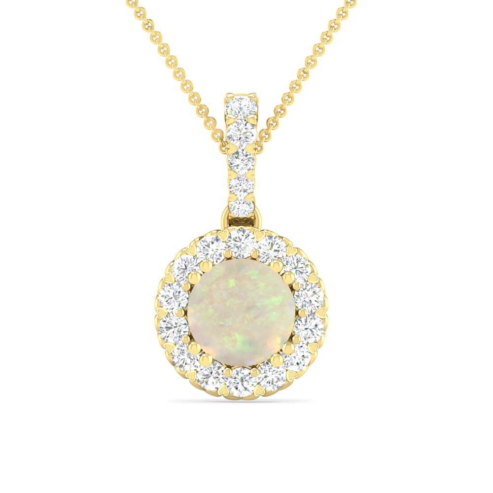 Yellow Gold - Opal