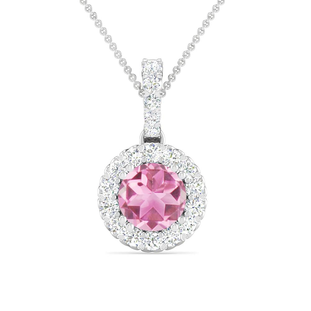 White Gold - Pink Tourmaline