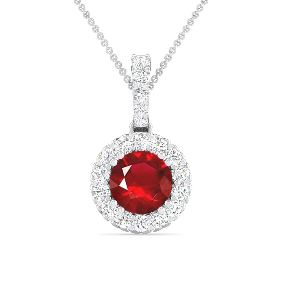 White Gold - Ruby