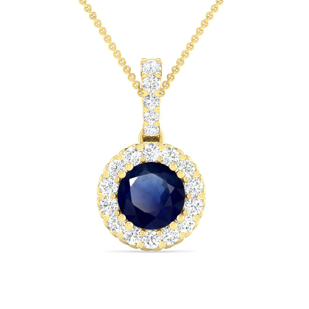 Yellow Gold - Sapphire